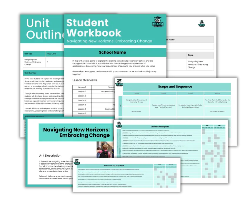 Go Teach Australia downloadable resource pack